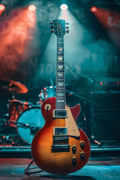 Kostenloses Foto elektrische gitarre stillleben