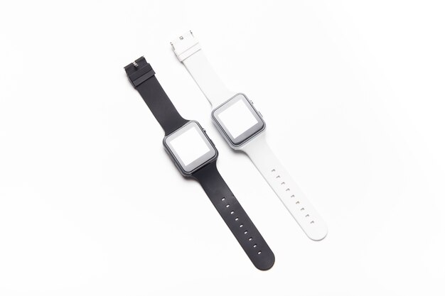 Technologie Frau Schaut Auf Die Uhr Kostenlose Foto