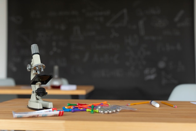Elemente des Chemieunterrichts mit Kopienraum