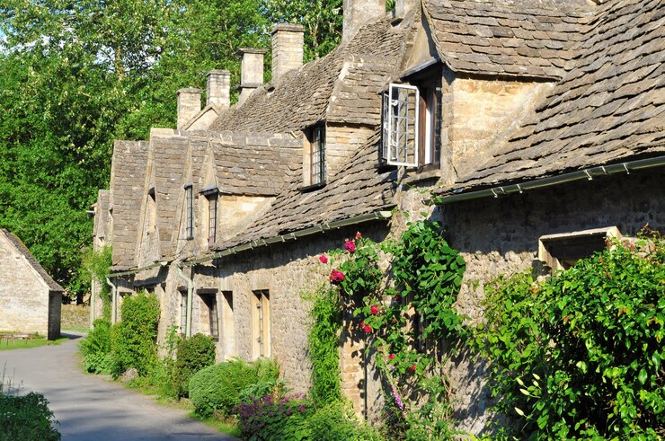 Kostenlose Foto englisch dorf in cotswolds