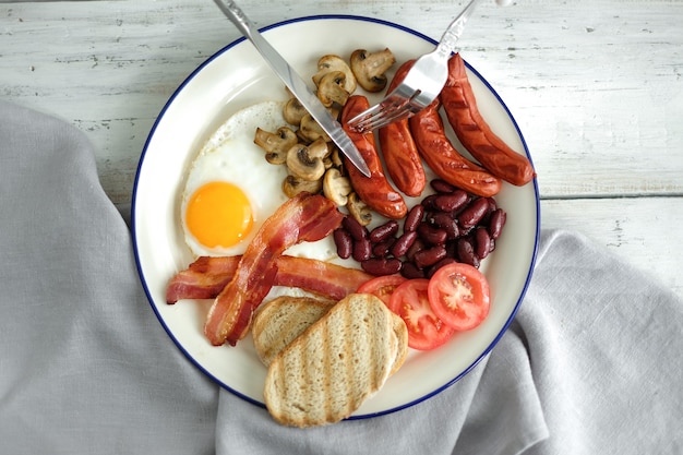 Kostenloses Foto englisches frühstück