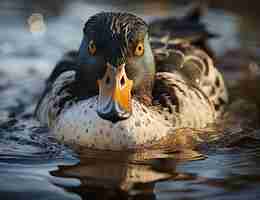 Kostenloses Foto enten in der natur erzeugen bild