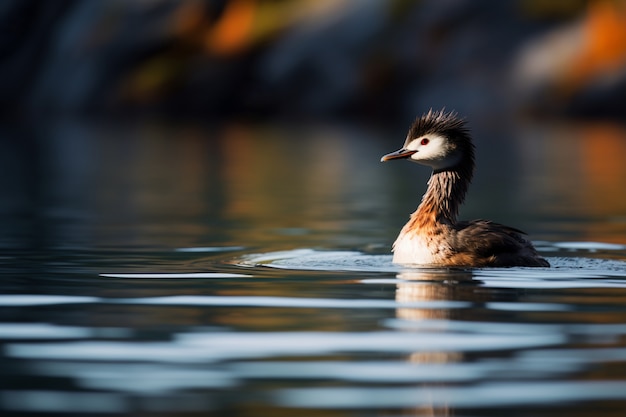 Kostenloses Foto entenleben in der natur