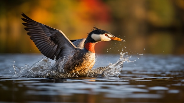 Kostenloses Foto entenleben in der natur