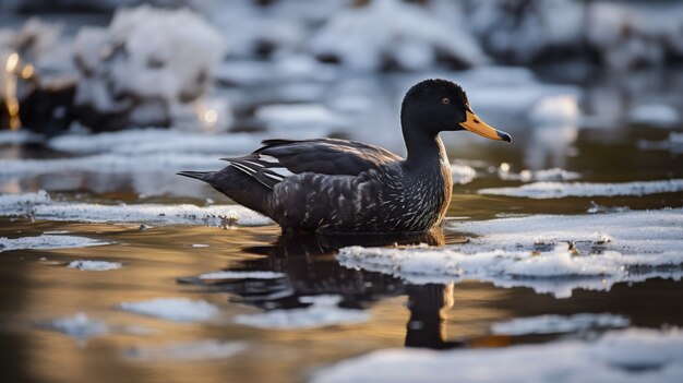 Kostenloses Foto entenleben in der natur