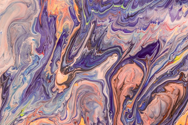 Entwässerungstechnik in Violett und Orange im Acryldesign