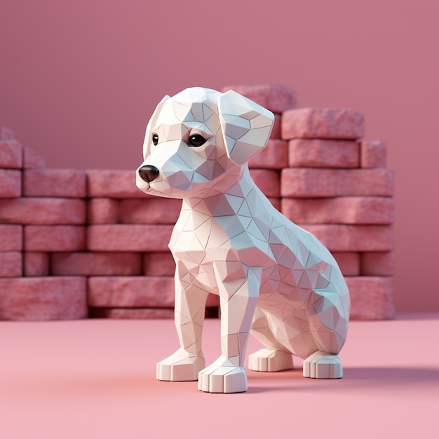 Kostenloses Foto entzückender labrador-hund im studio