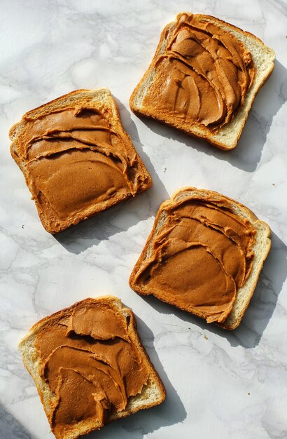 Erdnussbutter-Sandwiches