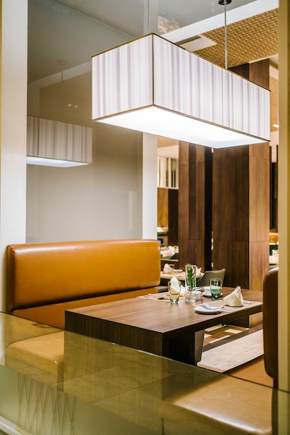 Esstisch im Luxushotel