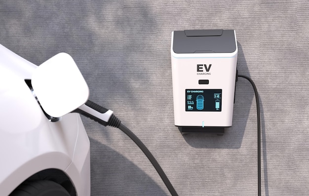 EV-Ladestation Saubere Energie-Fülltechnologie Laden von Elektroautos