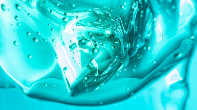 Kostenloses Foto extrem nahaufnahme blau hygiene saubere gel textur