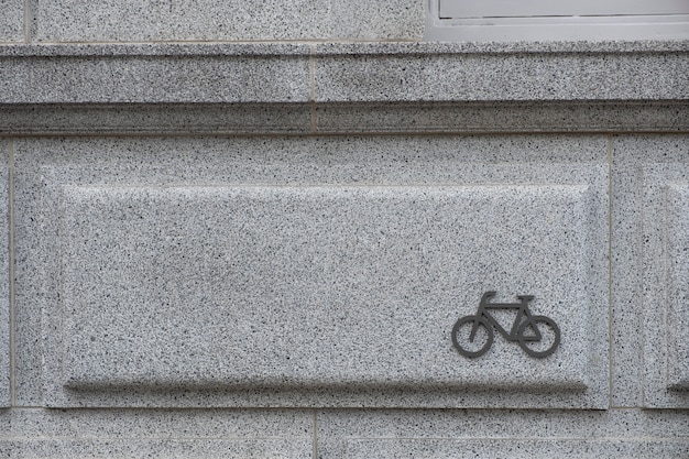 Kostenloses Foto fahrrad zeichen parken