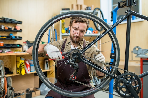 Fahrradkette einstellen