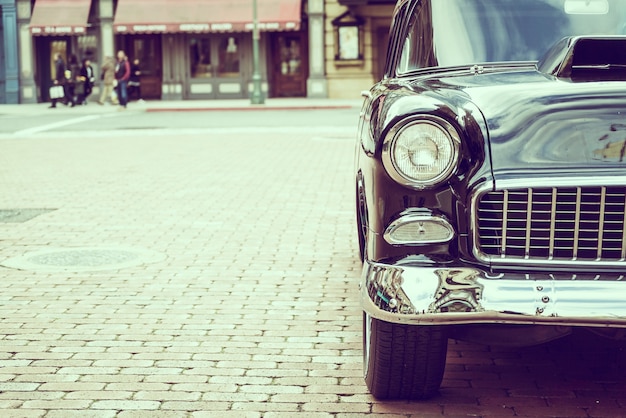 Kostenloses Foto fahrzeug automobil-scheinwerfer oldtimer