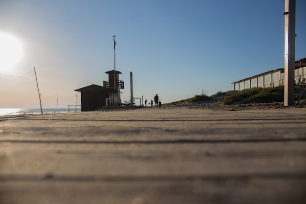 Familie am strand