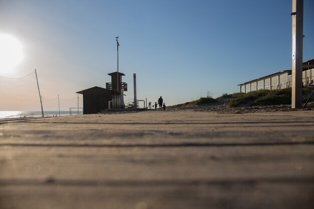 Familie am Strand