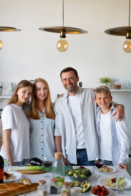 Familie, die eine tolle Zeit zusammen hat