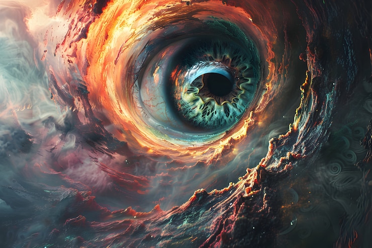 Kostenlose Foto fantasie-auge illustriert