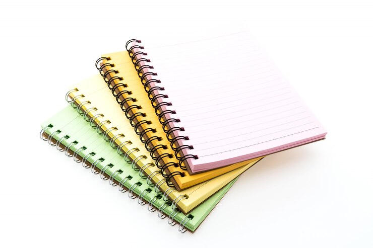 Kostenlose Foto farbige notebooks