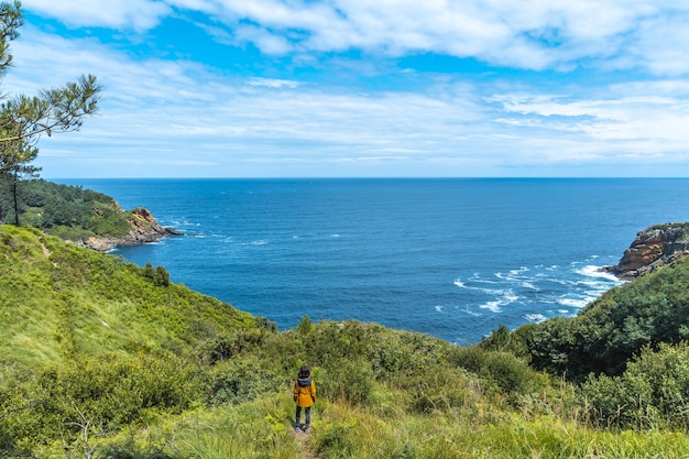 Faszinierende Aufnahme am Meer auf dem Monte Urgull