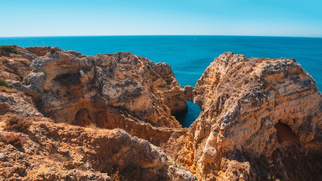 Faszinierende Aufnahme von Ponta da Piedade in Portugal