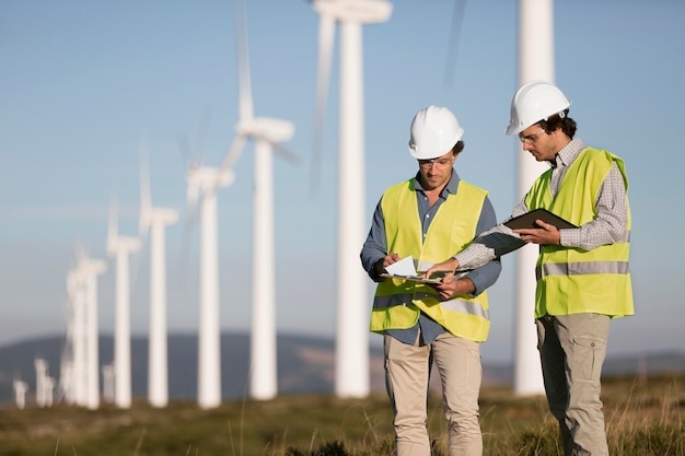 Felder für Windparks