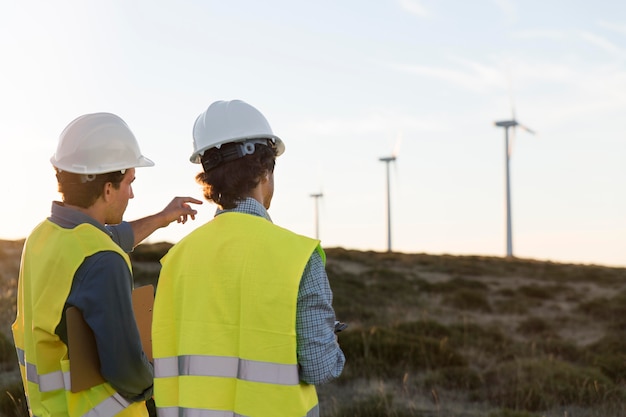 Felder für Windparks