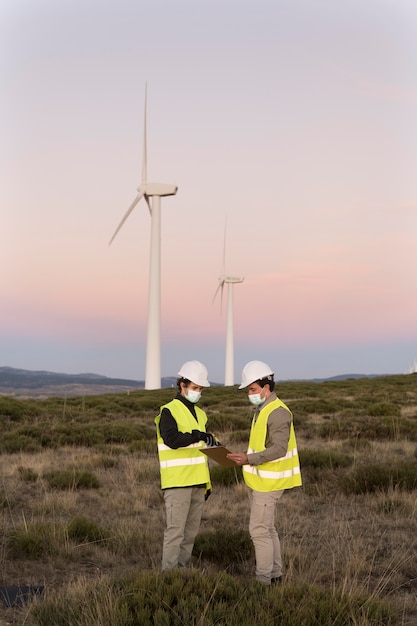 Felder für Windparks