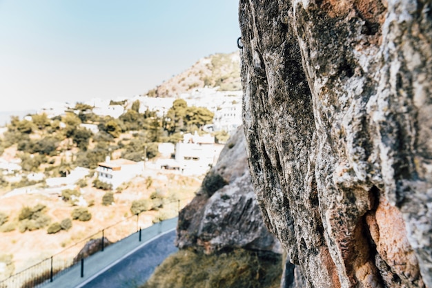 Felsen und Landschaft