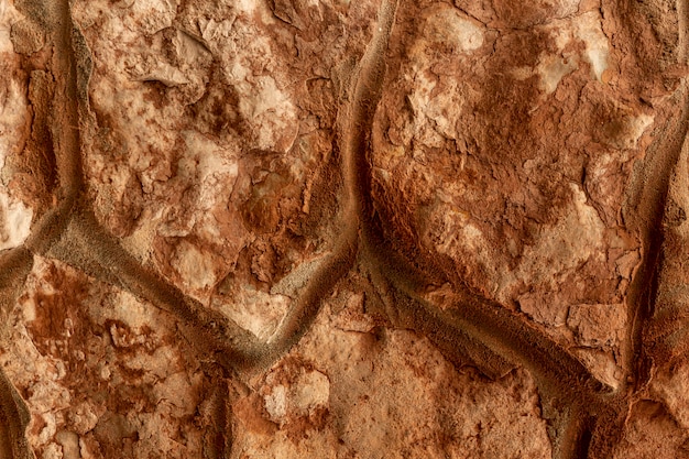 Felsen und Steine mit rauer Oberfläche