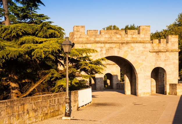 Festungsmauer in pamplona