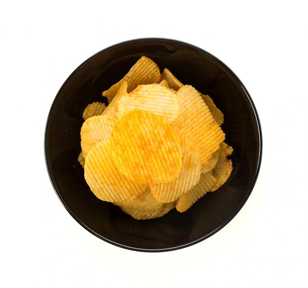 Fett Salz schmackhafte Chips scharf