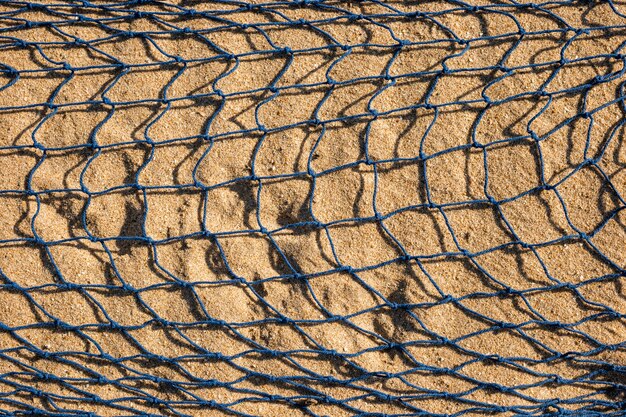 Fischernetz auf Sand