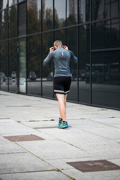 Fitness Junge läuft