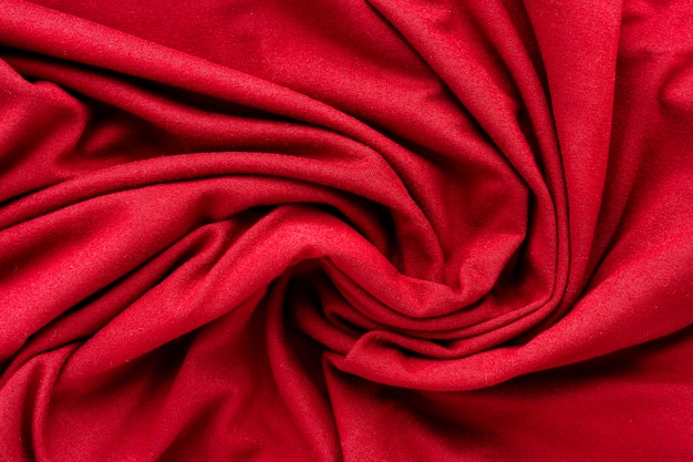 Flache Lage aus Textil