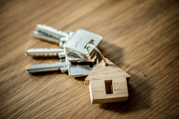 Flache Lage des Immobilienkonzeptes