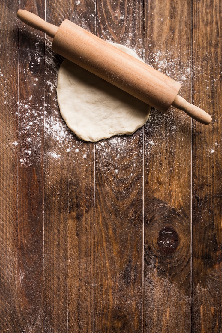 Kostenlose Foto flache laienbäckereizusammensetzung mit copyspace