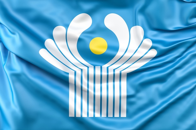 Kostenloses Foto flagge der gemeinschaft unabhängiger staaten