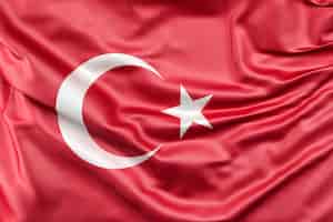 Kostenloses Foto flagge der türkei