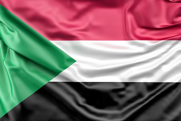 Kostenloses Foto flagge des sudan