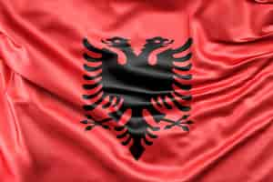 Kostenloses Foto flagge von albanien