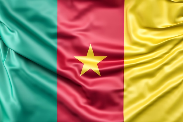 Kostenloses Foto flagge von kamerun