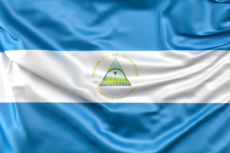 Kostenlose Foto flagge von nicaragua