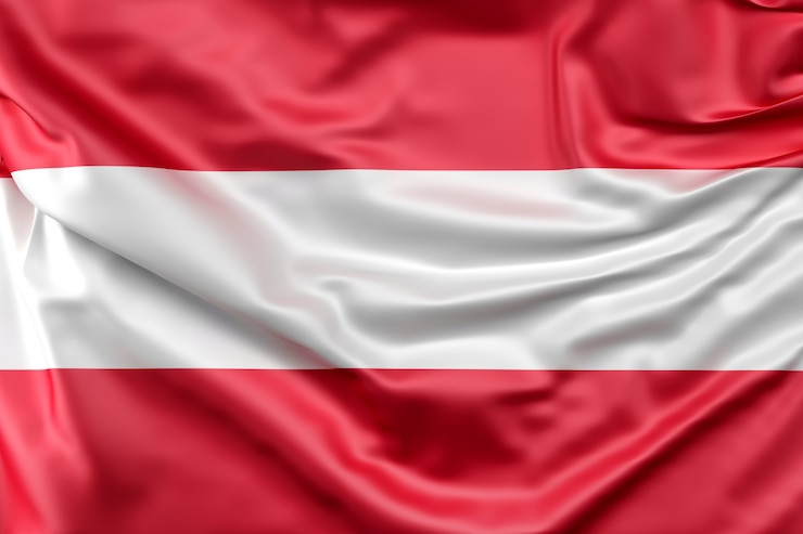 Kostenlose Foto flagge von österreich