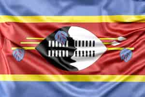 Kostenloses Foto flagge von swasiland
