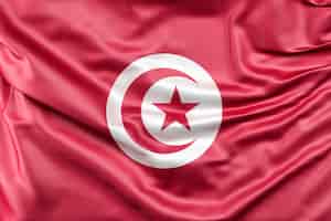 Kostenloses Foto flagge von tunesien