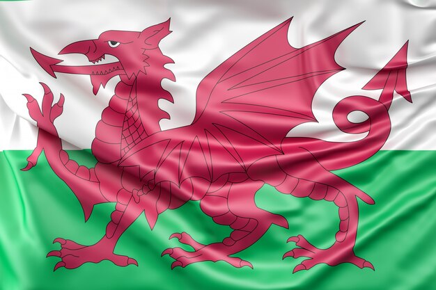 Flagge von Wales