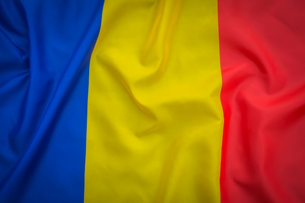 Flaggen von Rumänien.