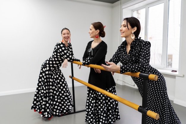 Flamenco-Tänzer im Studio