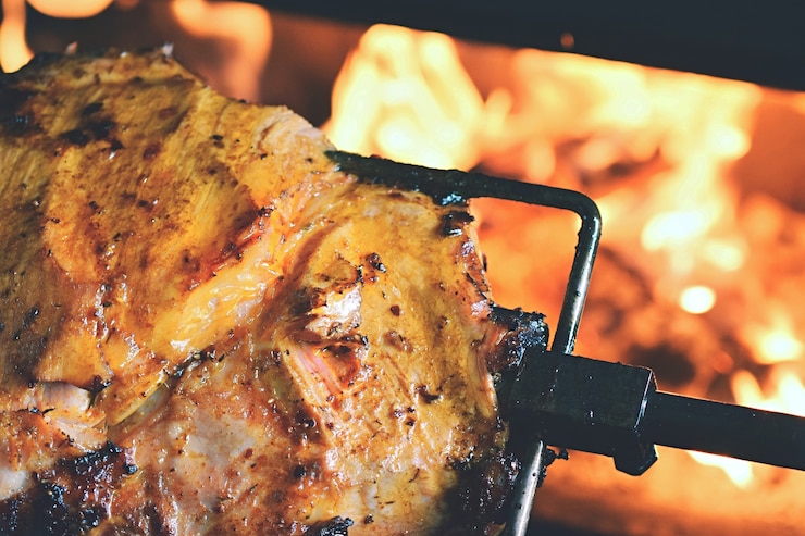 Kostenlose Foto "fleischtextur beim grillen"